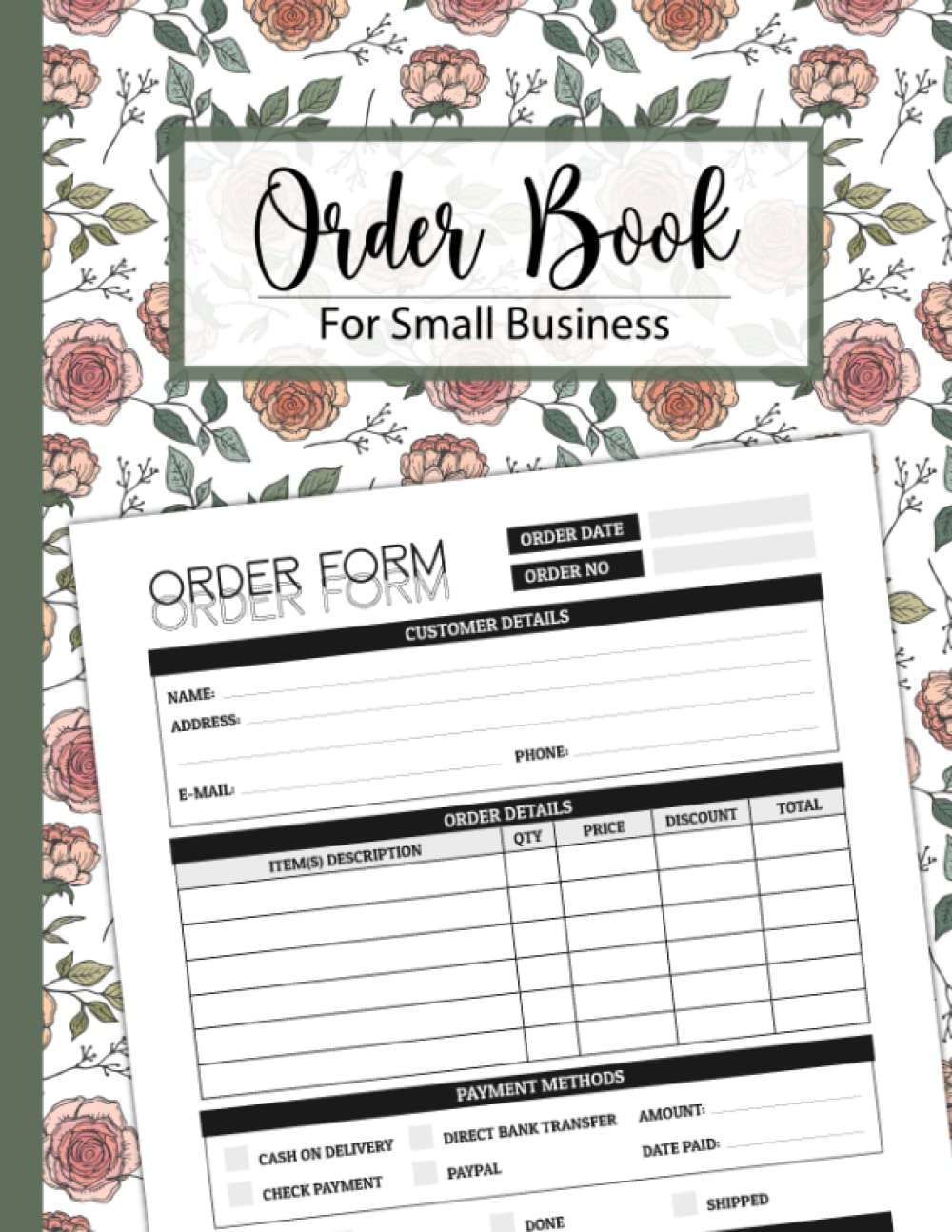 TALABAT's BooksOrder Book for Small Business: Simple Customer Order Record Book | Daily Sales Order Log Book