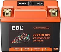 EBL YTX4L-BS Lithium LiFePO4 Motorcycle Battery 12V 2.5Ah 75CCA for ATV UTV Jet Ski Polaris Seadoo Scooter