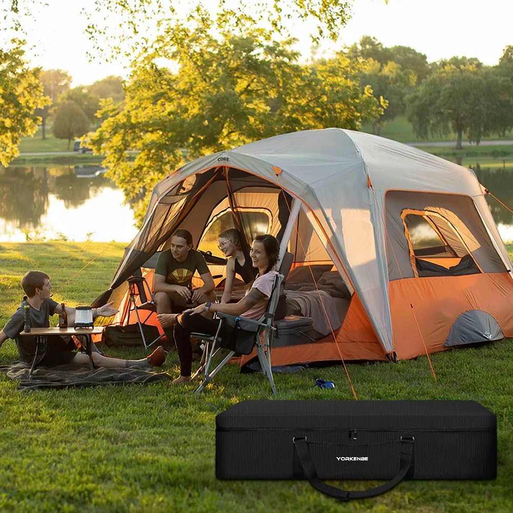 Camping Chair Replacement Bag, 42 Inch Extra Large Zippered Cot Bag, Waterproof Foldable Carrying Case with Handle Strap, Large Mouth fits Most Cots & Chairs for Travel Outdoor