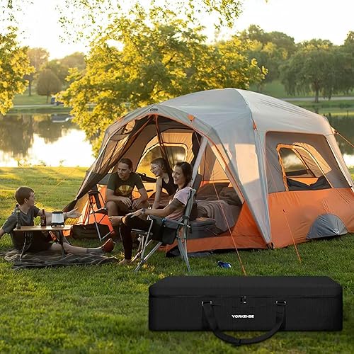 Miniatura 6 de Bolsa de repuesto para silla de campamento, bolsa extra grande con cremallera de 42 pulgadas, funda de transporte plegable impermeable con correa de