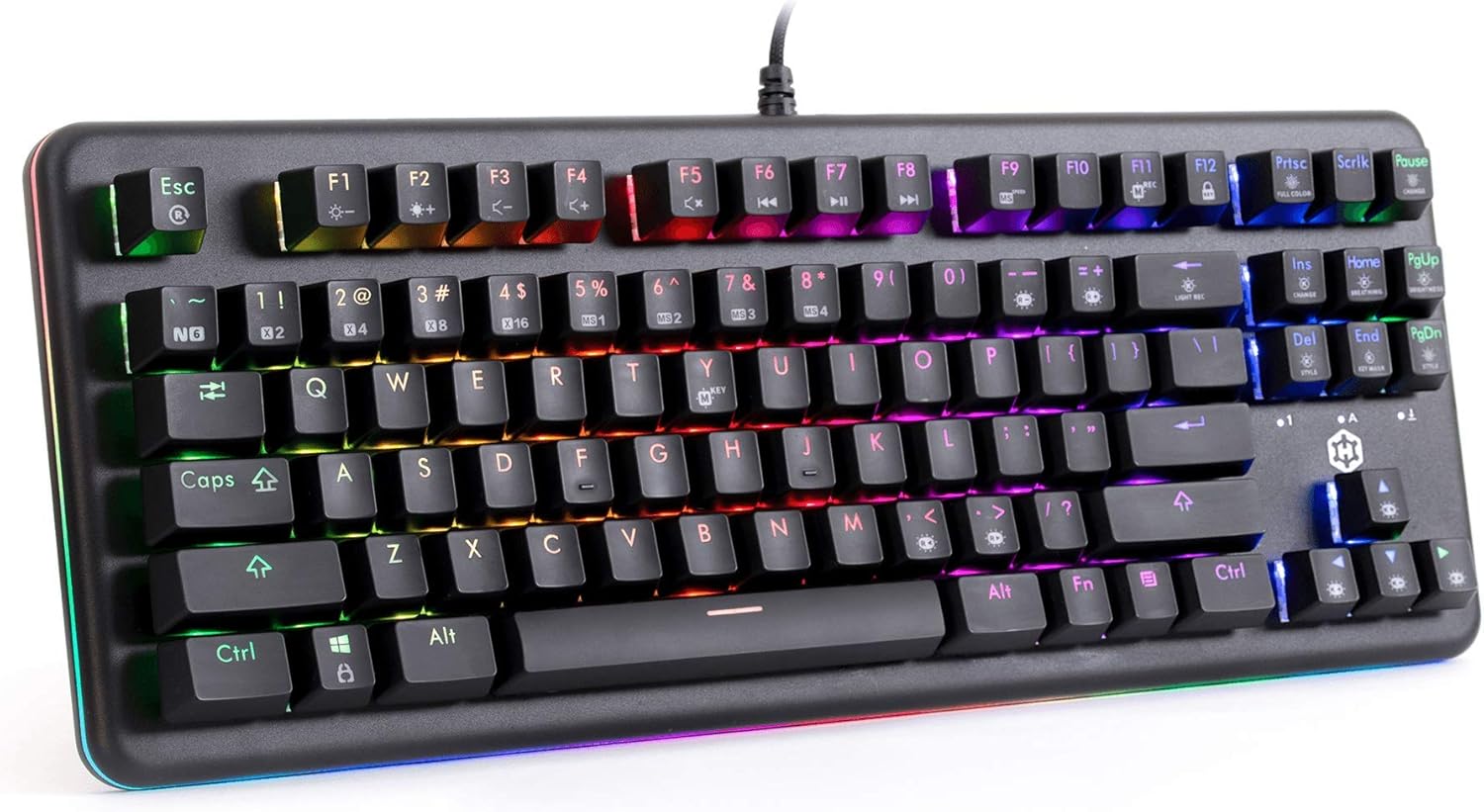 Hexgears Nova Mechanical Keyboard (Box White Switches, Black) Box White Switches Black