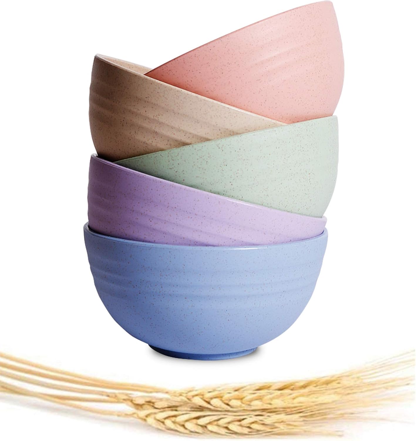 Choary Eco-friendly Wheat Straw Baby Bowls, Microwave Dishwasher safe Bowl Sets - Unbreakable Natural Non-Toxin mini Bowls for Snacks,Fruits, BPA FREE set of 5. : Home & Kitchen