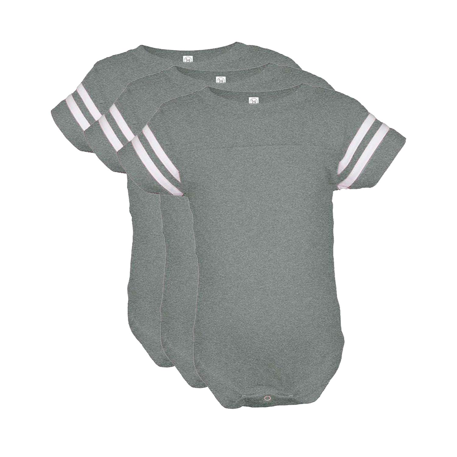 Clementinebaby-boys Infant Football Fine Jersey Bodysuit Onesie (3 Pack) T-Shirt