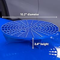 Vista 7 de VIKING - Trampa para cubeta para limpieza de automóviles y kits de detalle, ayuda a eliminar la suciedad y los desechos de microfibra, guantes, Azul