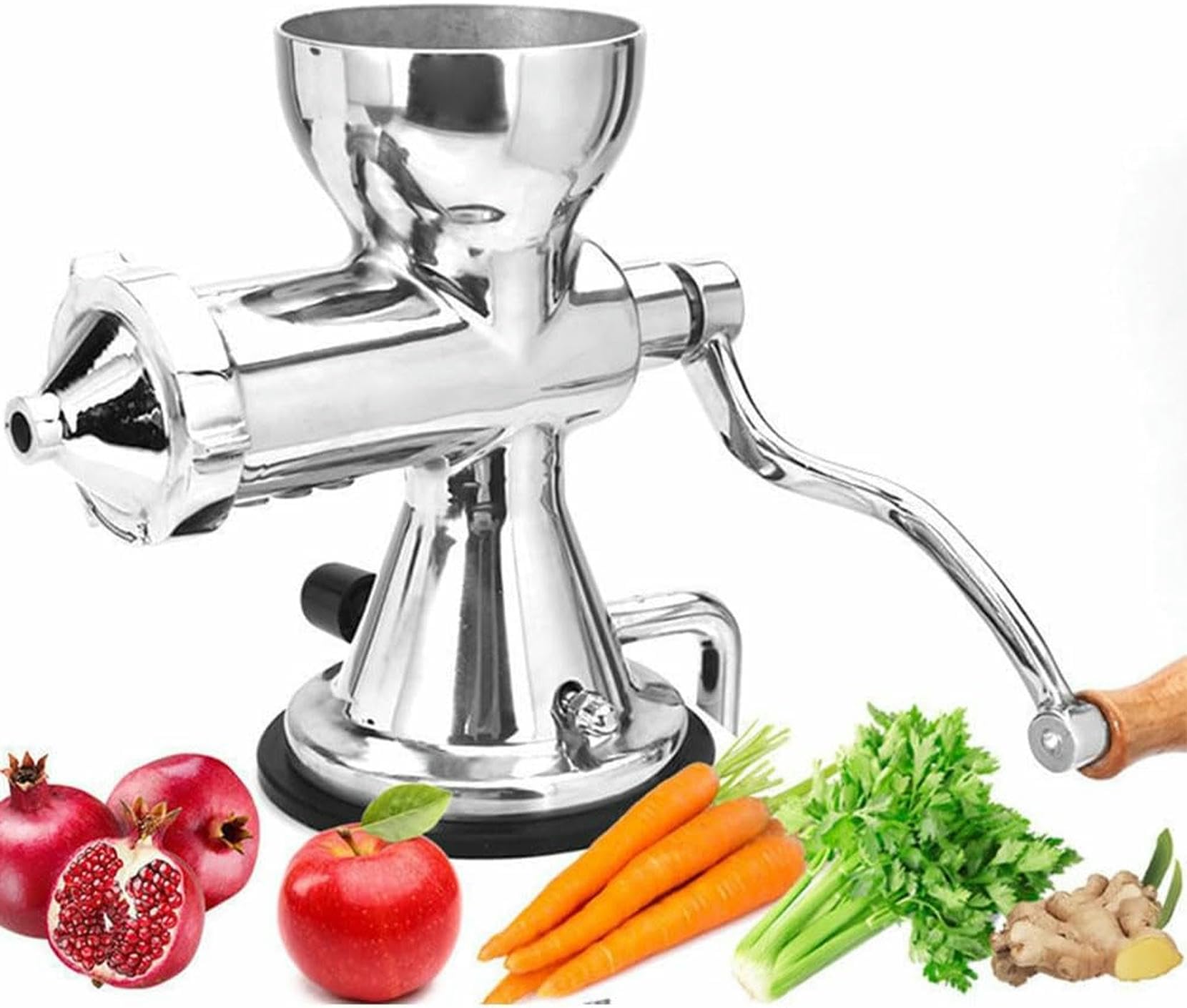 Manuel d'herbe de blé portable contre le gaspillage des nutriments de vos jus de légumes