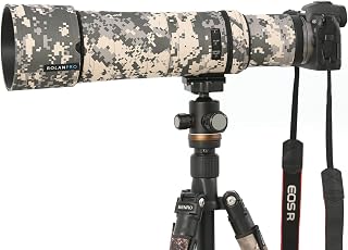 ROLANPRO Lens Cover for Canon RF 800mm F11 is STM Camouflage Rain Cover Lens Protection Sleeve-#UCP Waterproof