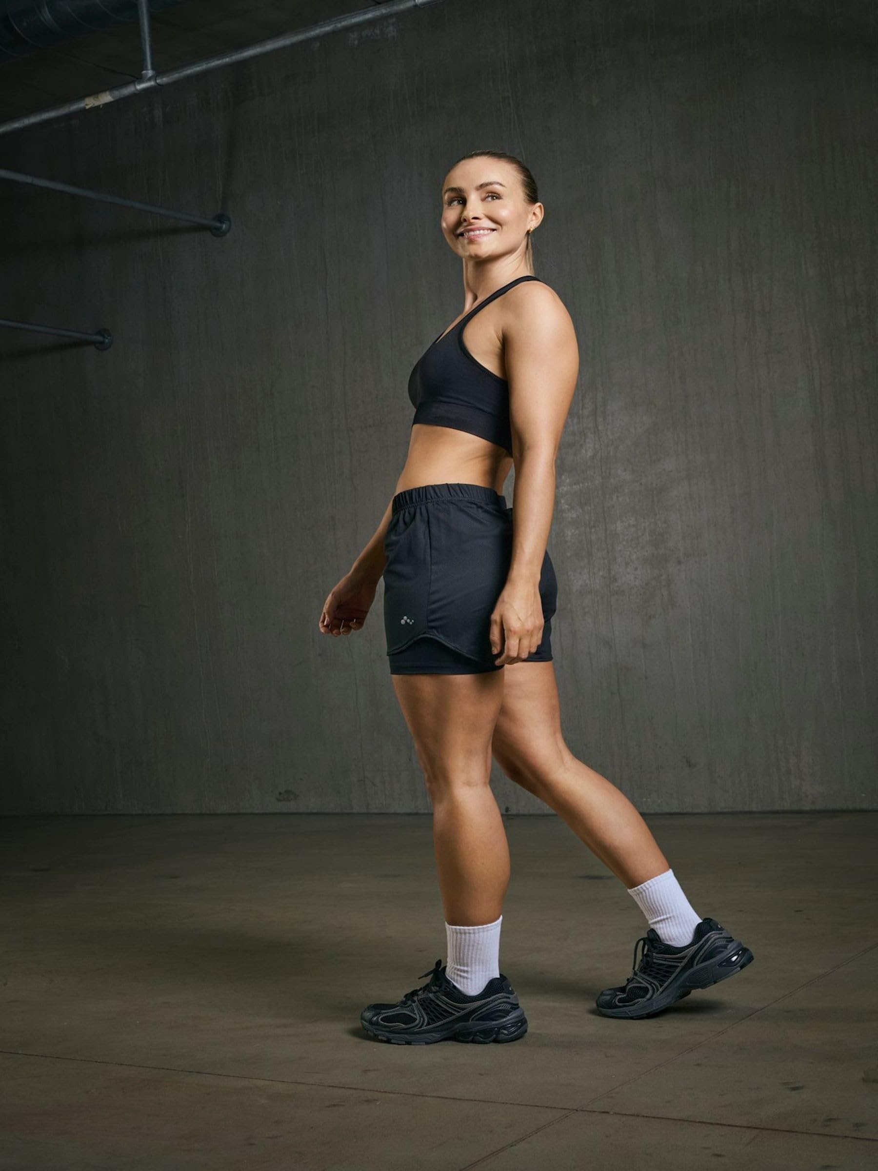 ONLY Onpmila-2 Noos Short Ample - Short de Sport - Short de Sport - Femme