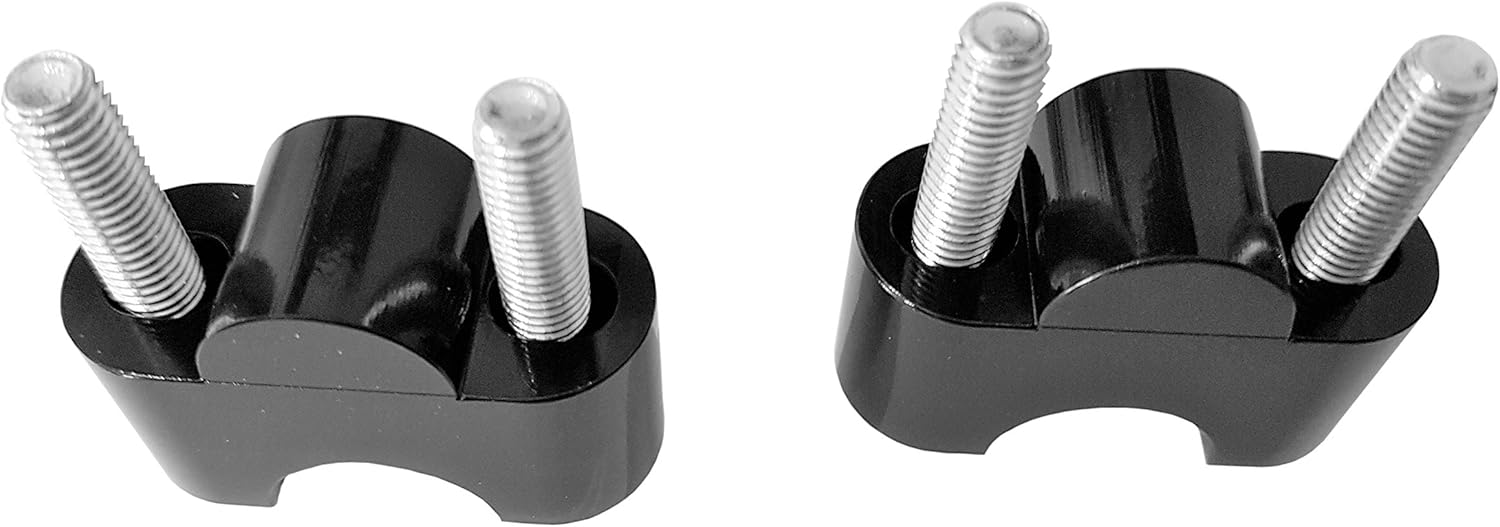 25S | Handlebar Risers for Honda NC750 Motorcycle - 25mm up - Black