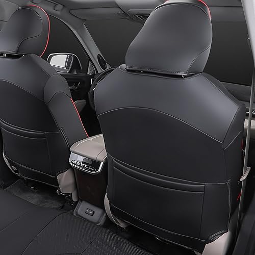 Miniatura 3 de Xipoo Funda de asiento compatible con Toyota Highlander 2020-2024 de 7 asientos, protector de asiento de automóvil de repuesto para accesorios
