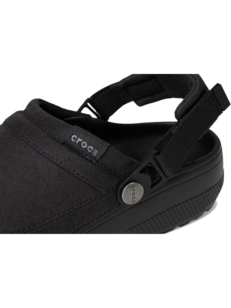 Black Crocs Classic Crafted Canvas Clogs