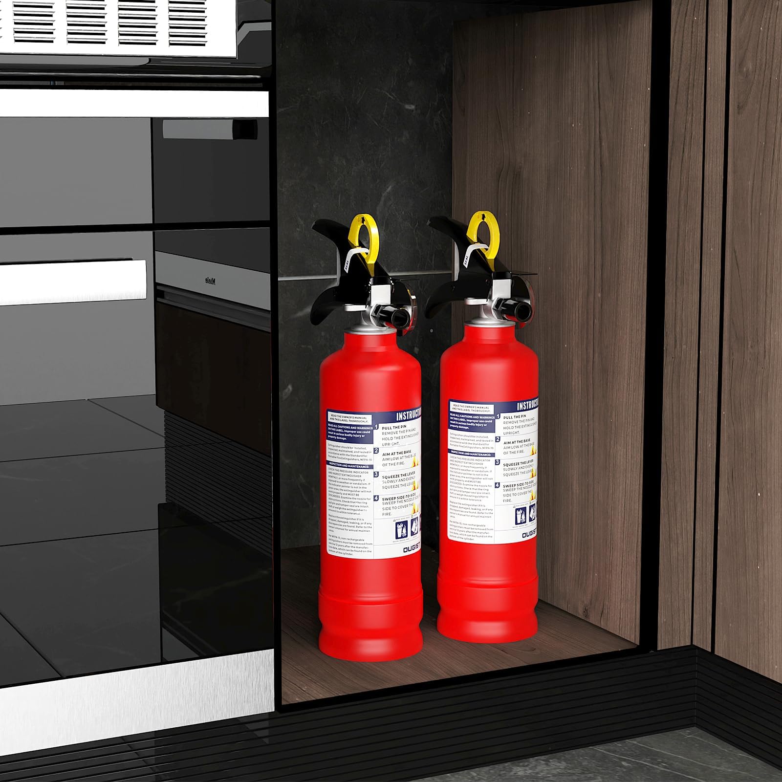 Ougist Signature ABC Fire Extinguisher for Home, 2.5 lb, 2 Pack — Amazon image 6