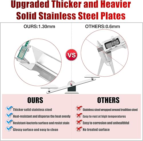 Miniatura 3 de Piezas de repuesto para parrilla, barras aromatizantes, deflector de calor para Weber Genesis II Piezas de parrilla GS4 GBS 66794 Barras de sabor