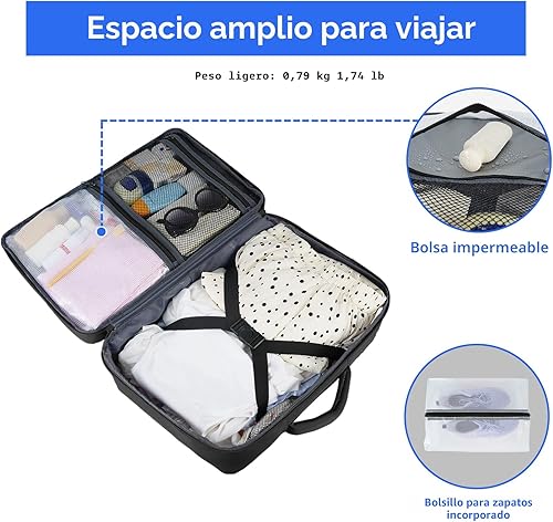 Miniatura 5 de Taygeer Mochila de viaje para laptop para hombres y mujeres, mochila de viaje aprobada por avión con bolsillo para botella de agua, bolsa
