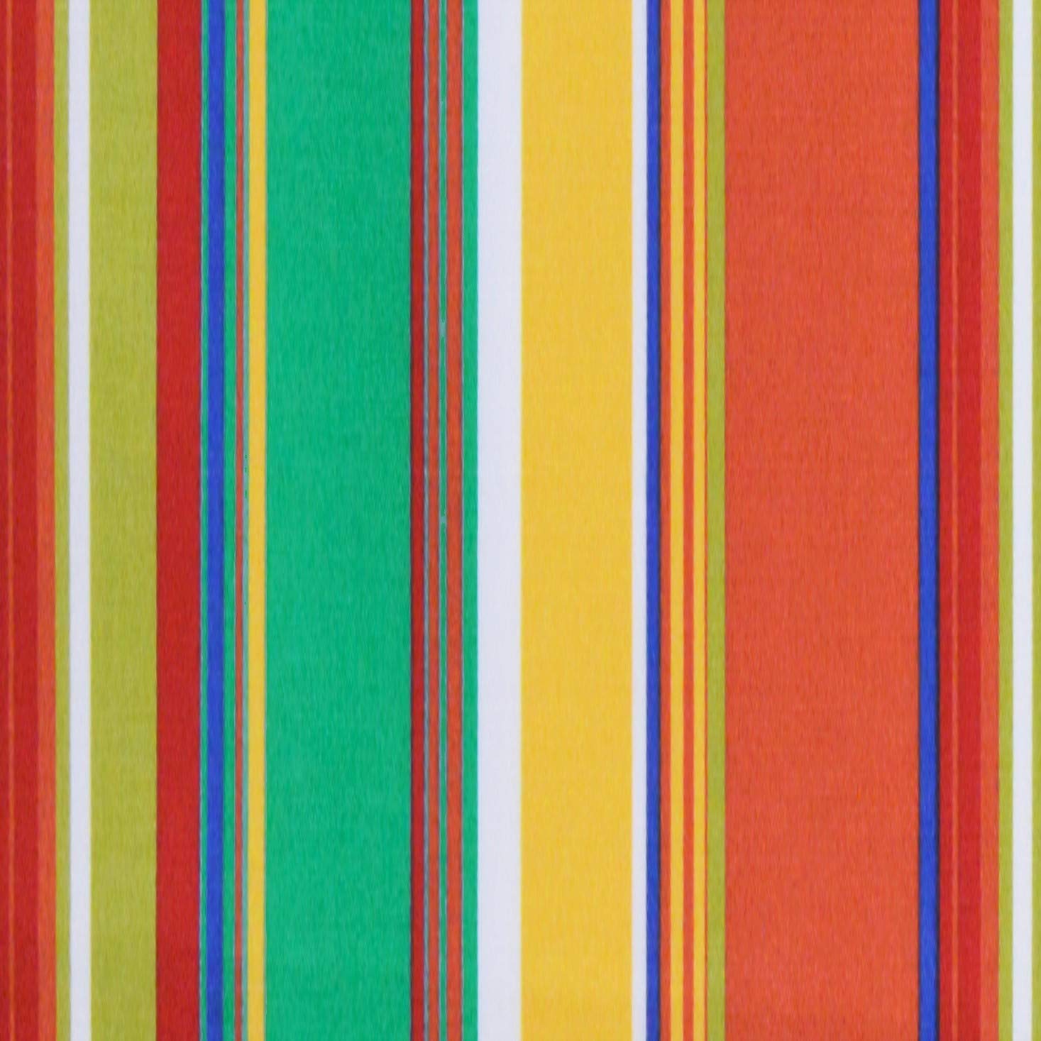 RSH DECOR: Tufted U-Shape Wicker Seat Cushions Set of 2 | 22” x 22” | Water-Resistant Spun Fabric | Outdoor Chair Cushions for Patio Furniture | Bright Colorful Stripe