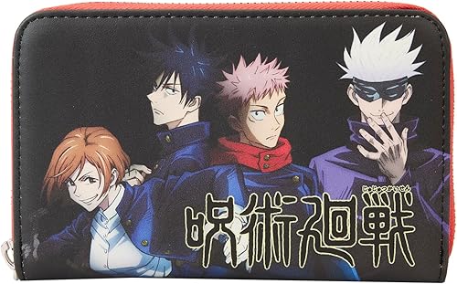 Loungefly Anime Cartera de Jujutsu Kaisen "Year One Class", exclusiva de Tienda