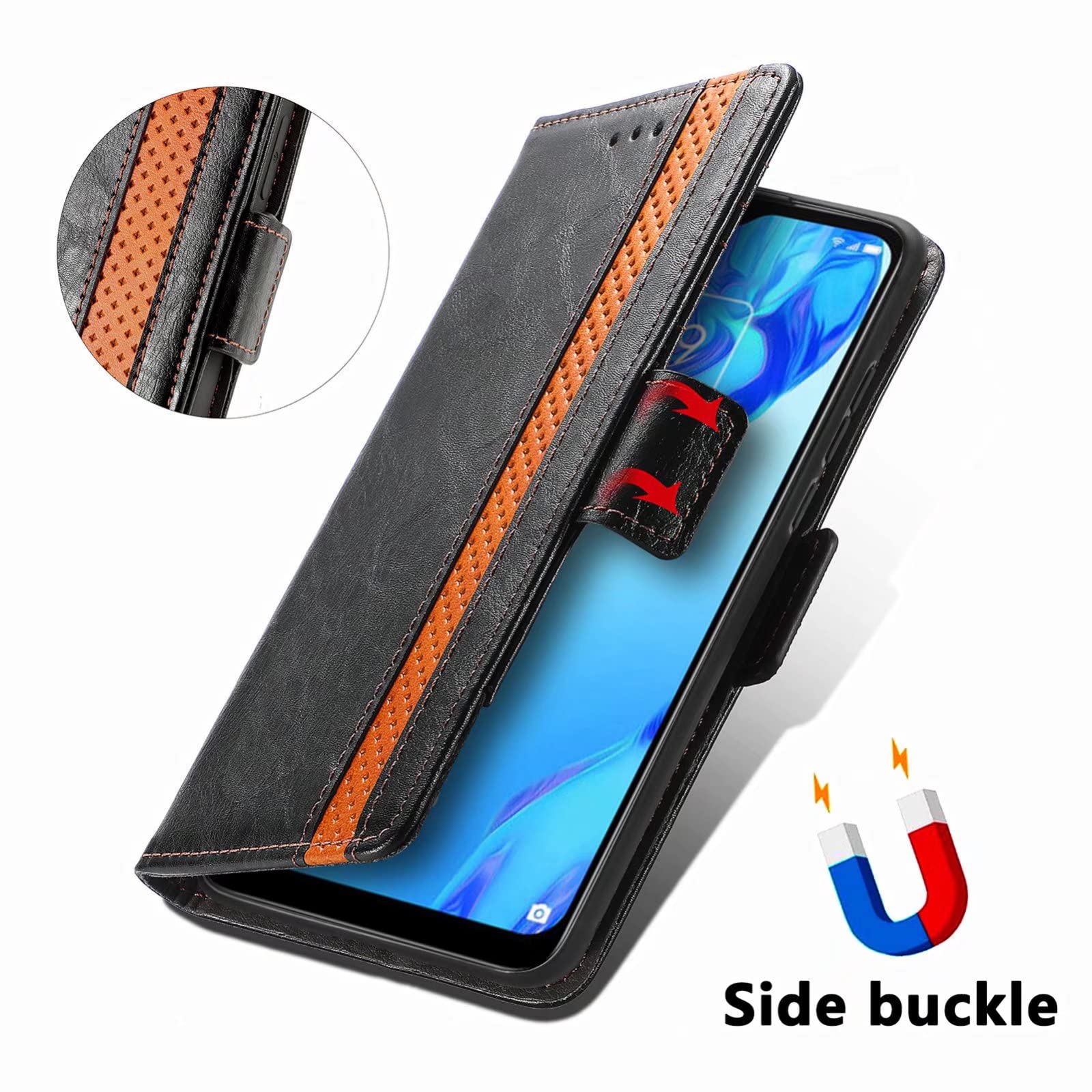 YukeTop Hoesje voor Motorola Moto G51 5G, PU Lederen