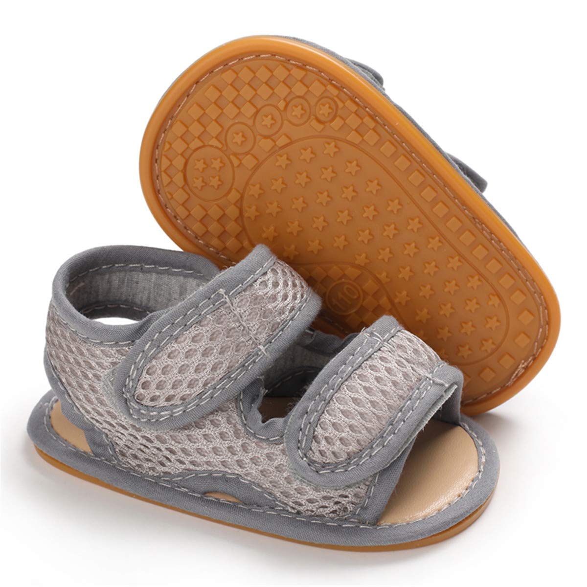 ENERCAKE Baby Boys Sandals Infant Summer Outdoor Shoes Closed-Toe Anti-Slip Toddler First Walker Shoes