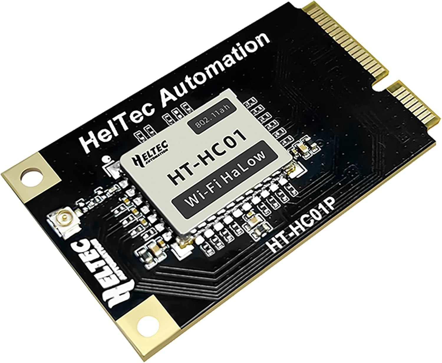 HT-HC01P WiFi HaLow Module Mini PCIe Interface and Debug Board Low Power Consumption IEEE 802.11ah 915MHz 1-2km Transmission Range for Battery-Operated Devices (Mini PCIe Interface+Debug Board)
