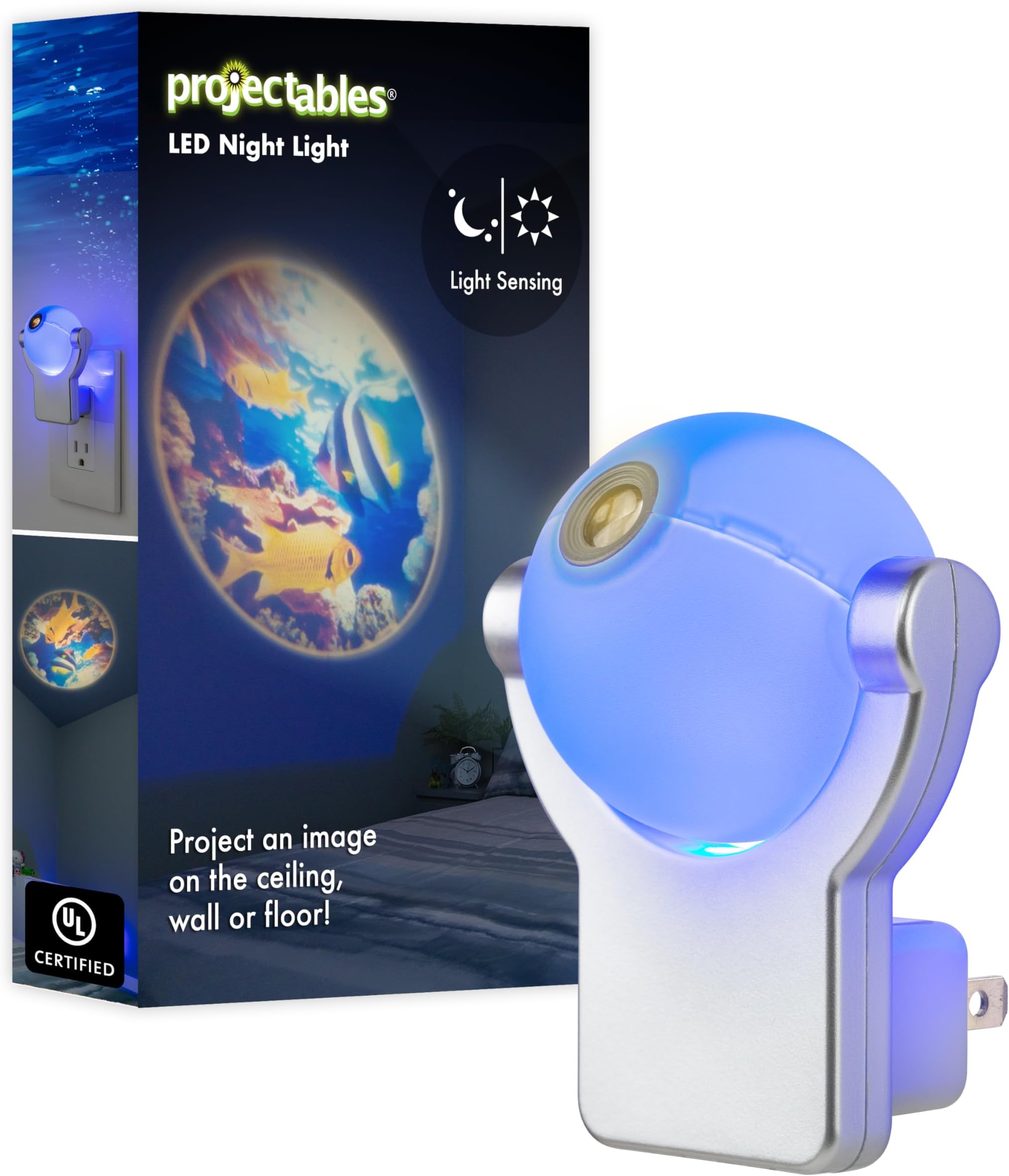 GE 11296 LED Projectables Tropical Fish Night Light