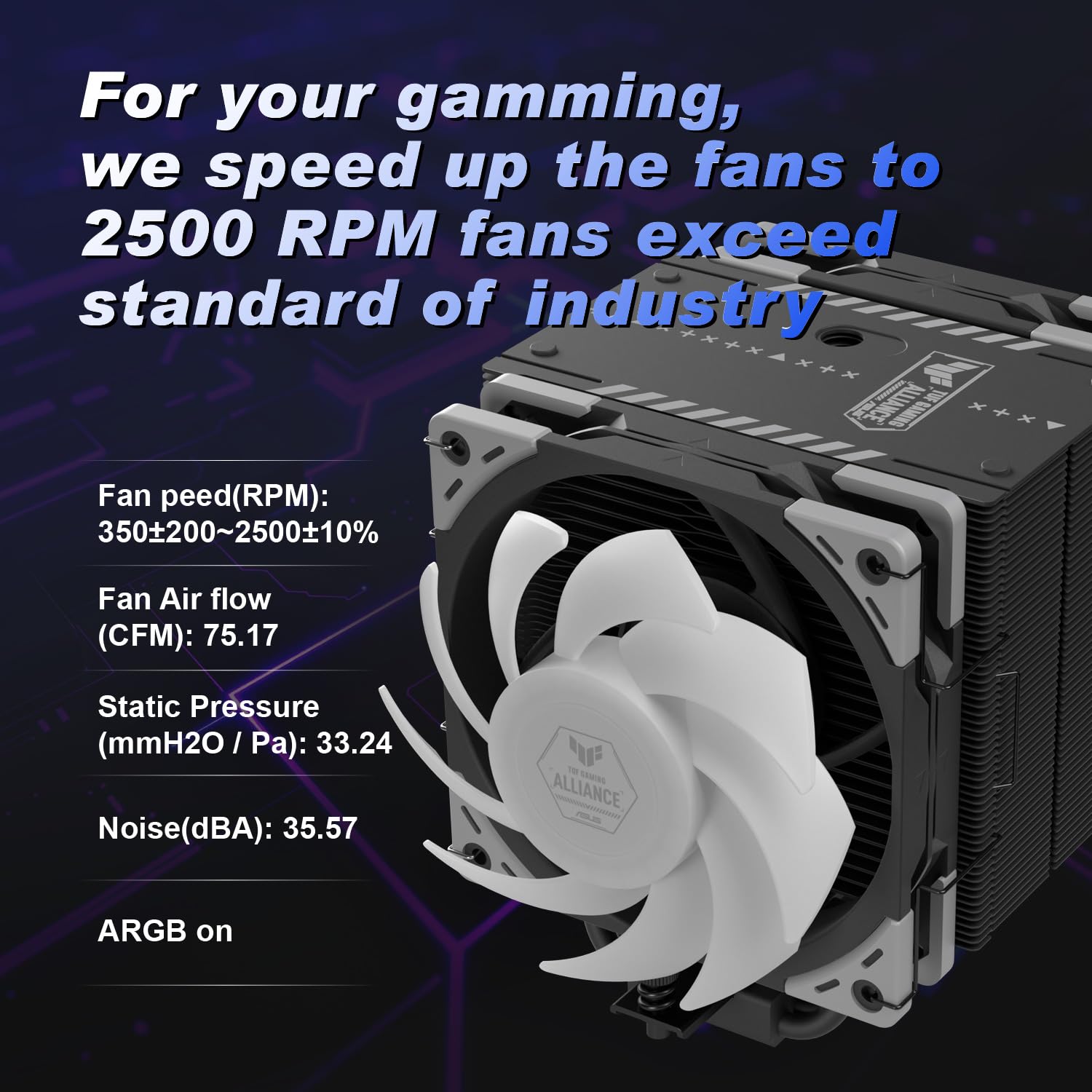 Scythe Mugen 6 CPU Air Cooler, 120mm Single Tower (TUF Black)