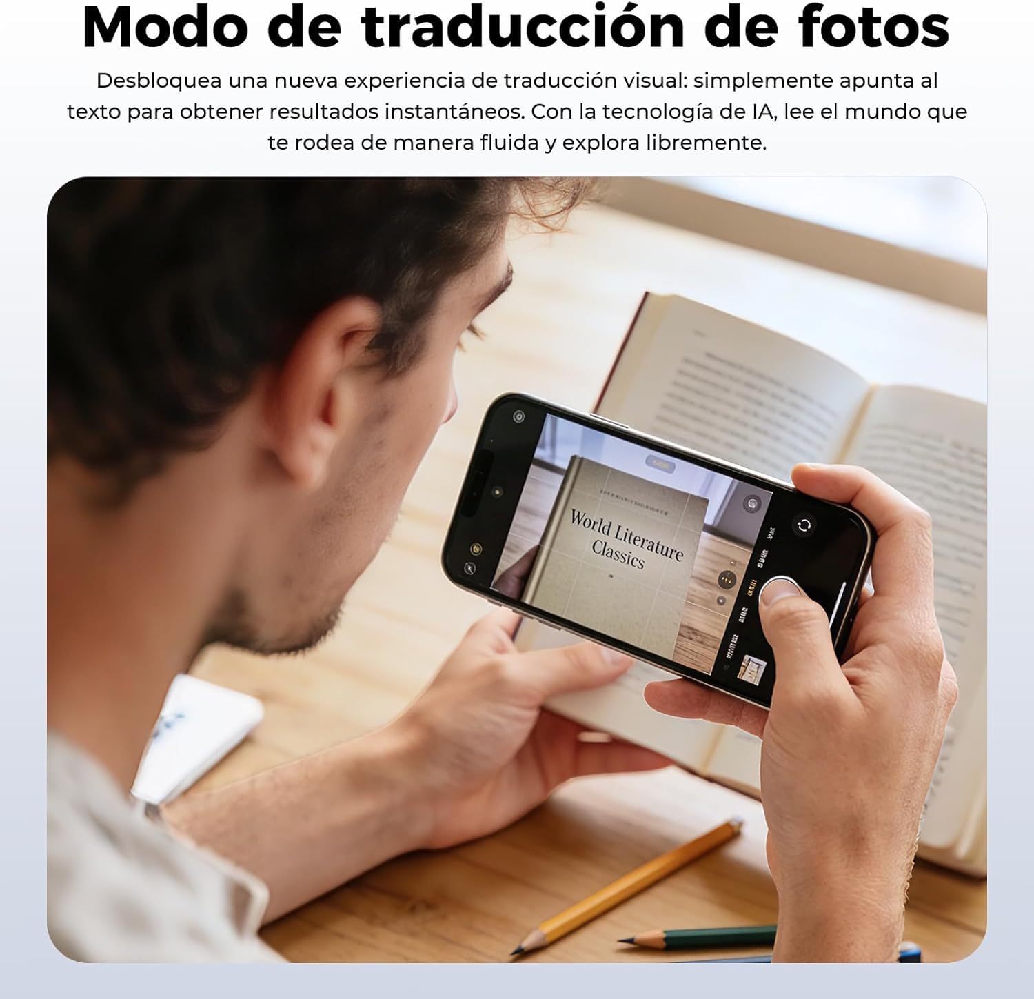 MS106 Auriculares Traductor en Tiempo Real AI Bluetooth 6.0, Auriculares Traductores Simultáneos IA con 150 Idiomas y 9 Modos, 60h de Autonomía, IPX5 Impermeable para Viajes, Negocios y Aprendizaje