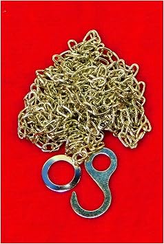 Cuckoo Clock Chain Brass Plated Steel Fits Regula 25 35 70 New 61 Links Per Foot with Ends USA