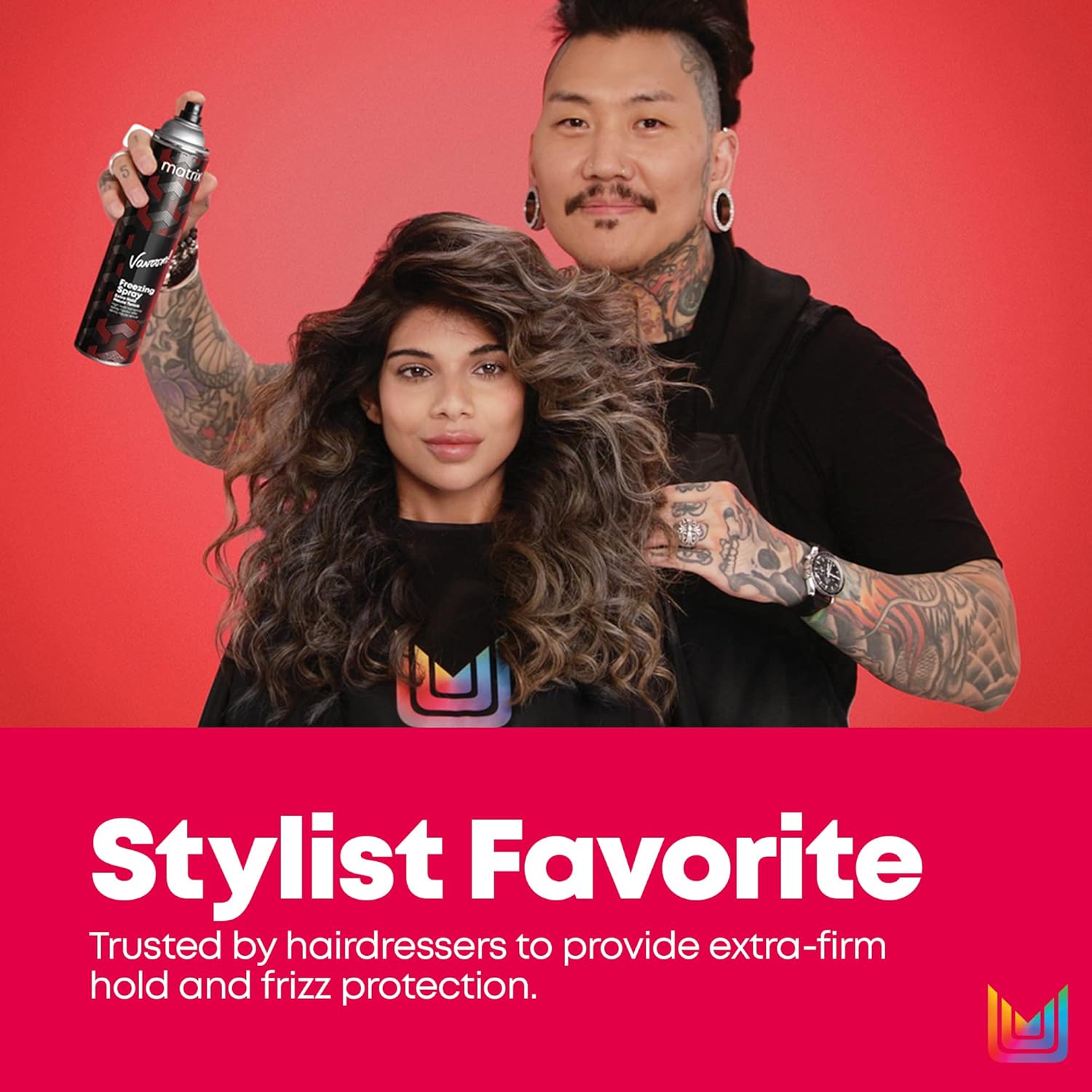 Matrix Vavoom Extra Hold Freezing Spray | Volumizing & Texturizing Hair Spray With Firm Hold | Prevents Frizz | Hairspray For All Hair Types