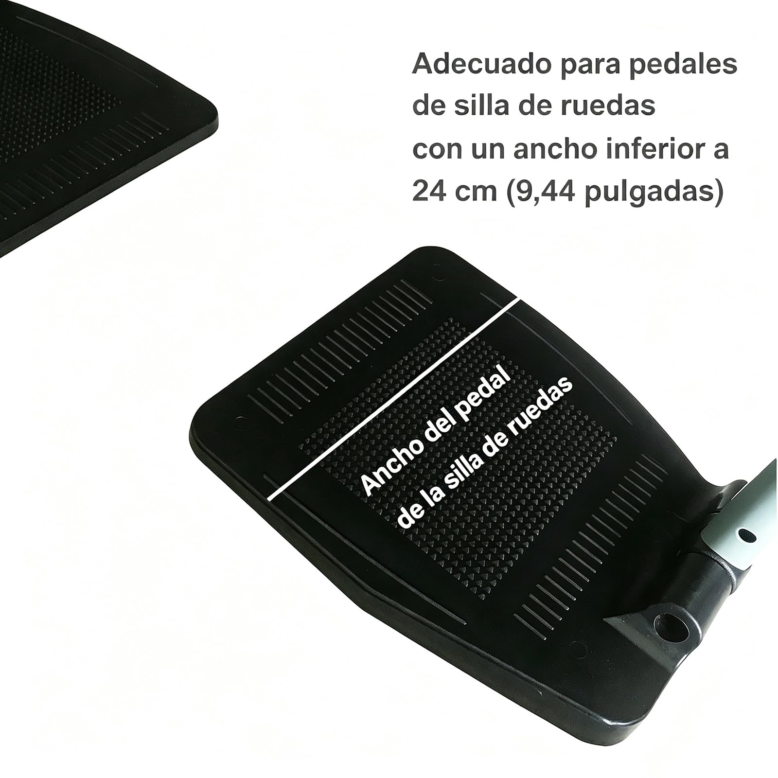 zapatos antideslizantes para silla ruedas con correas fijación ajustables, soporte seguridad para zapatos para evitar que los pies se deslicen de los pedales de silla de ruedas para personas mayores