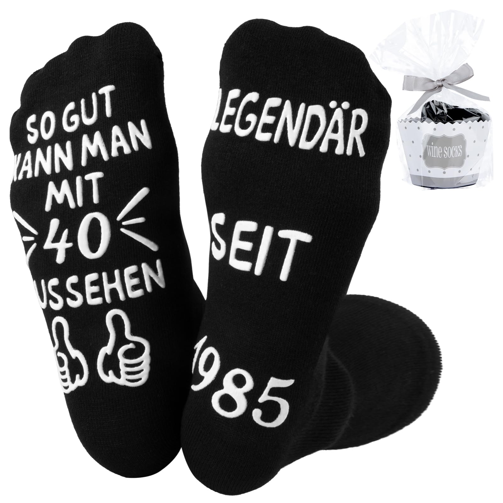 Belillpipi 50 60 40 30 70 80 18 Geburtstag Mann Frau Geschenke für Männer Frauen,Lustige Socken Geburtstagsgeschenk für Jungen Mädchen