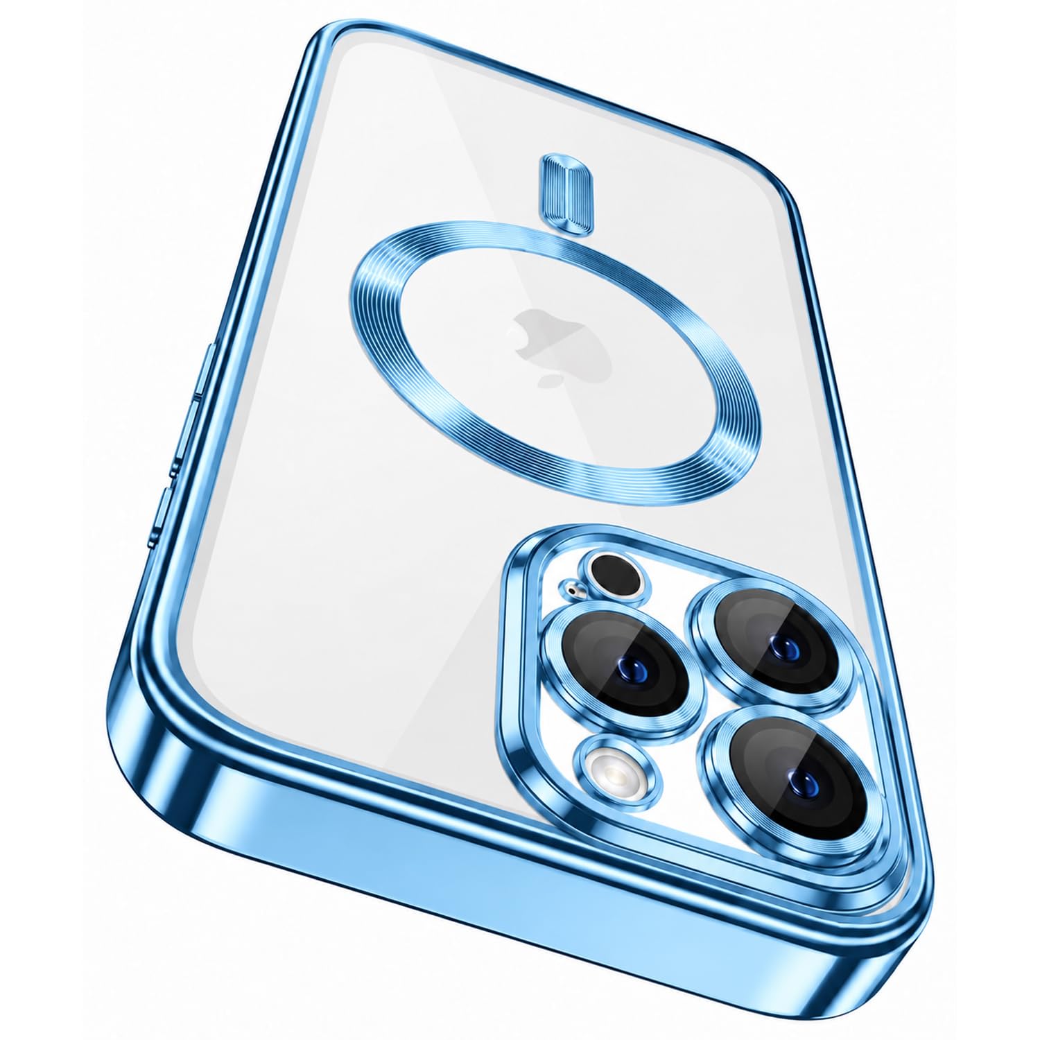 VONZEE Electroplating Transparent Clear Logo Back Cover TPU Compatible with iPhone 17 Pro Max / 18 Pro Max, Compatible with Magsafe, Full Body & Individual Camera Protection |Desert — Amazon image 26