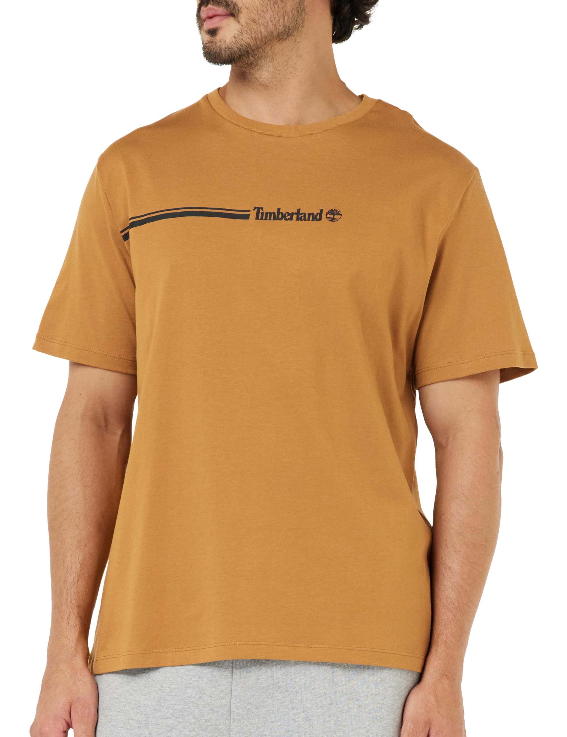 Timberland Short Sleeve Tee 3 Tier3 T-Shirt Uomo (Pacco da 1)
