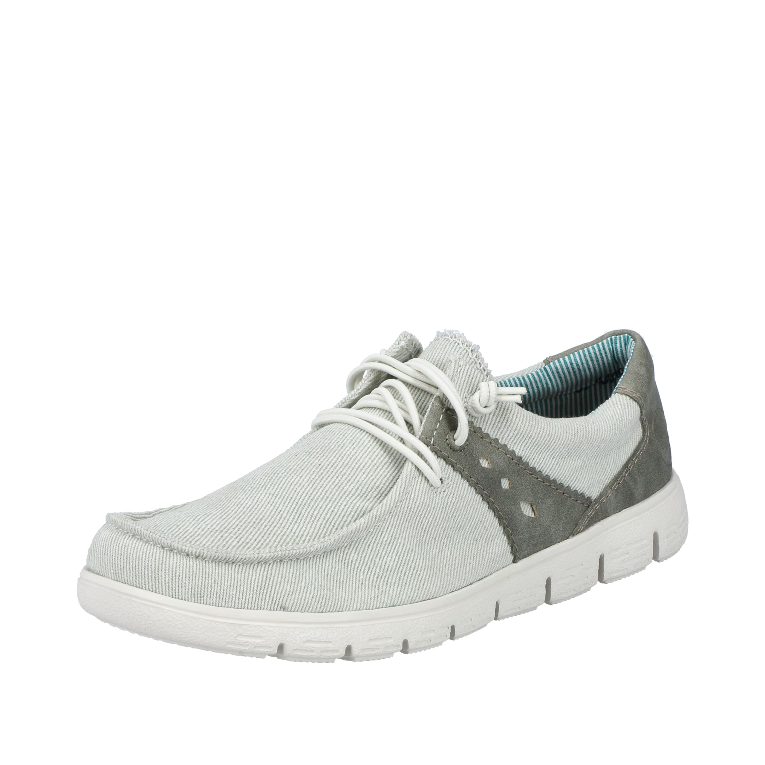 Rieker Women's 44000 Barefoot Shoe, Blue, 42 EU, Green, 7.5 UK