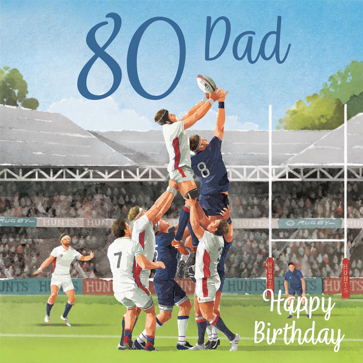 Hunts England Biglietto di auguri per il 13° compleanno del