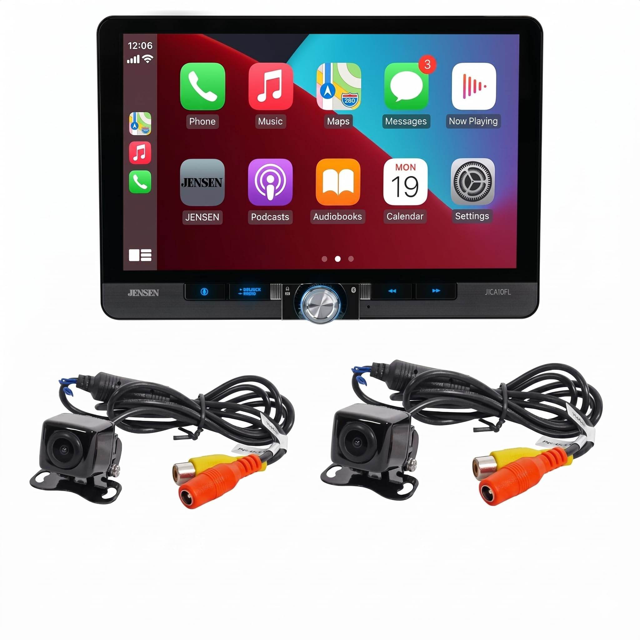 Amazon.com: Jensen J1CA10FL-BUC 10.1-inch Certified Wireless