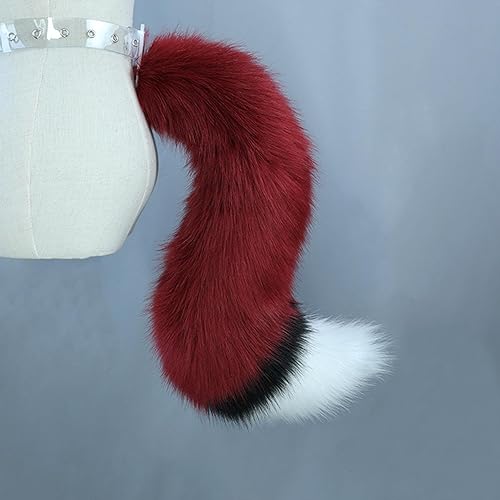Miniatura 3 de Fxaelian Cosplay Animal Tail Fox Squirrel Cat Dog Wolf Tail and Ears Diadema Accesorio de disfraz