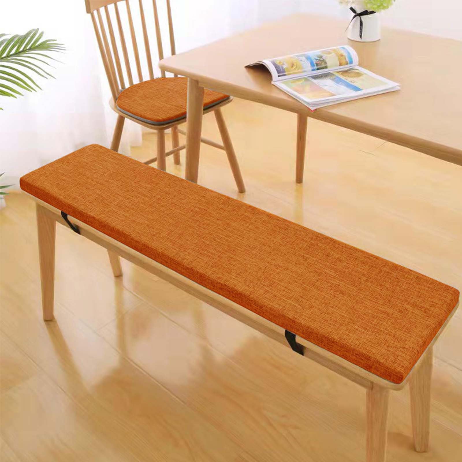 Coussin de banc d'intérieur pour repas chaleureux et assise moelleuse 120cm