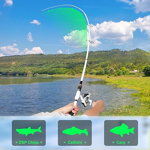 Miniatura 2 de White Fishing Pole Combo, 2PCS 5.9FT 6.89FT Telescopic Fishing Rod and Reel Combo Spinning Reels Lures Set Fishing Line Carrier Bag for Travel