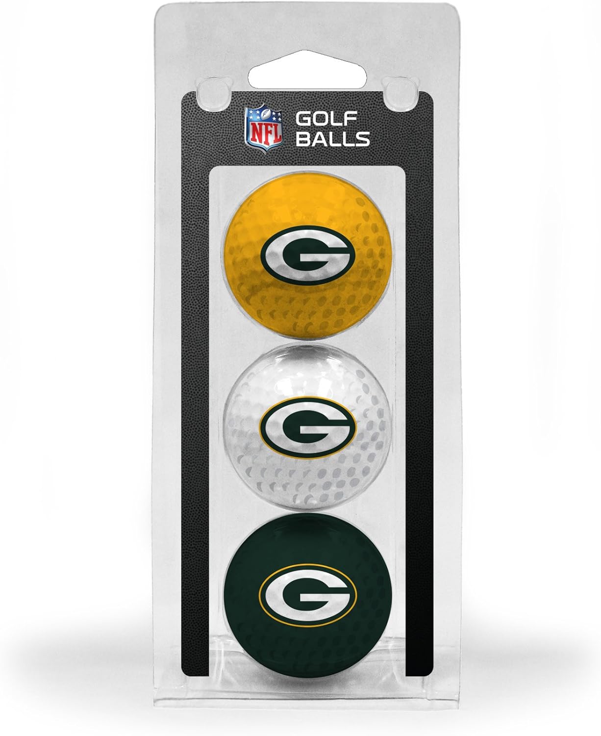 Team Golf NFL Regulation Size Golf Balls, 3 Pack, Full Color Durable Team Imprint