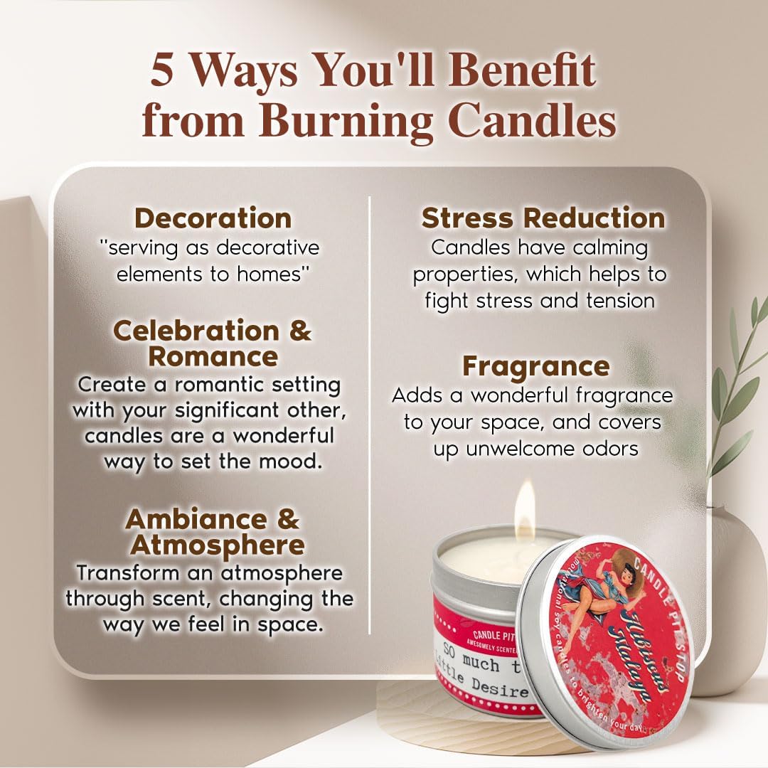 Wood & Leather Scented Candle x11, 3.88oz Travel Tin, 100% Soy Wax, Triple Scented, Up to 30 Hours Burning Time, Perfect for Bedtime and Meditation
