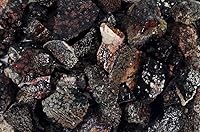 Vista 9 de Fantasia Materiales: 1 libra de piedras en bruto de obsidiana negra de México - Vidrio de volcán natural crudo