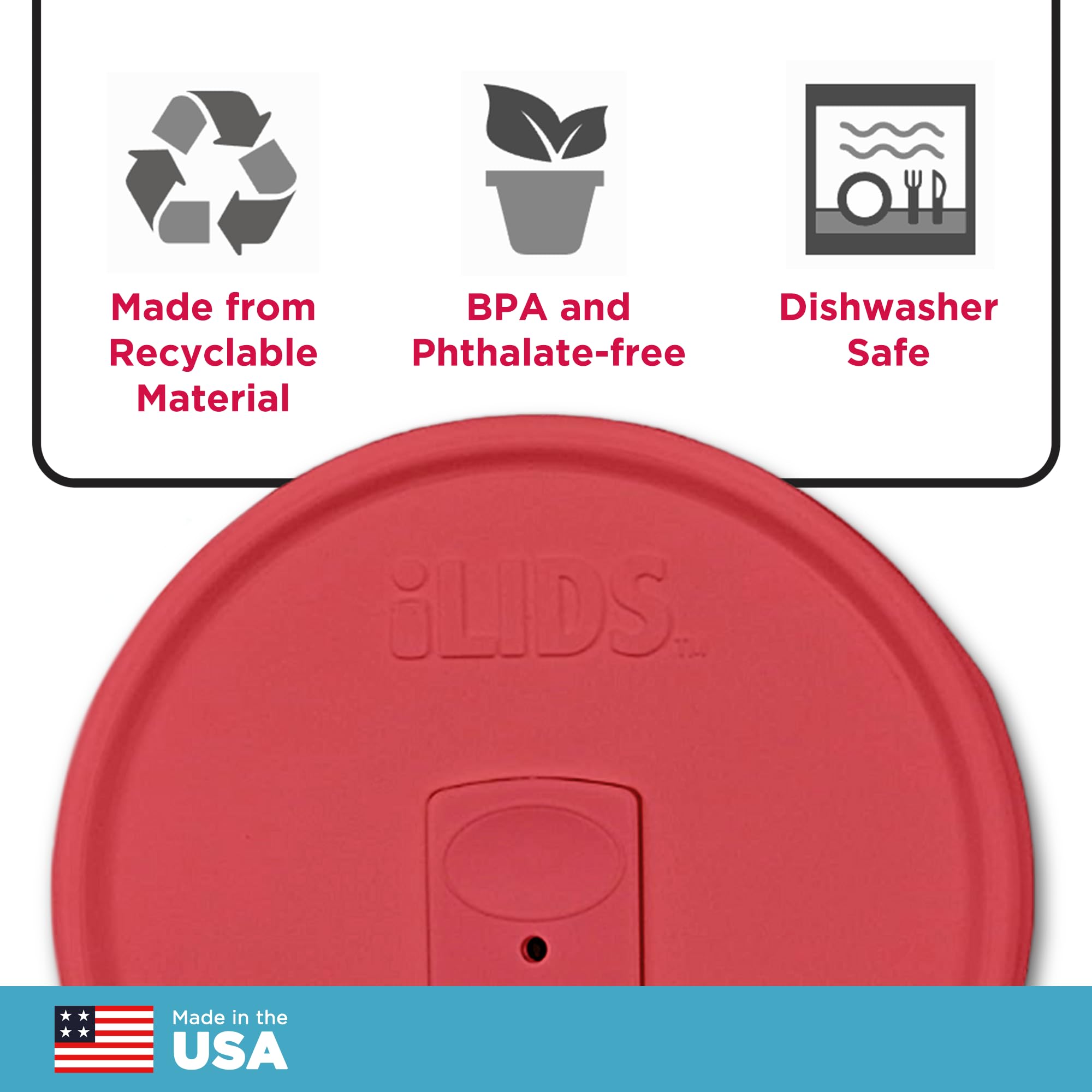 iLids Mason Jar Drink Lid