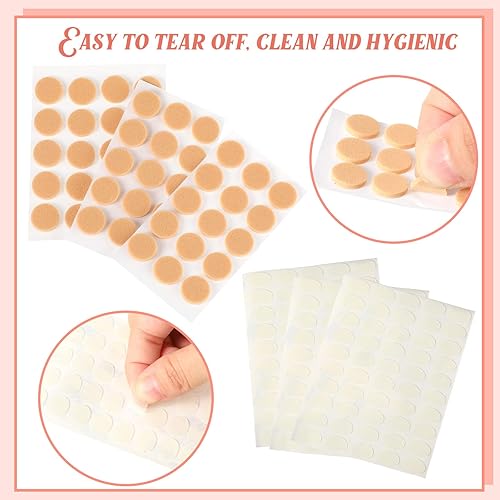 Miniatura 6 de 360 piezas de parches de soporte de lóbulo de oreja para orejas caídas, soporte de lóbulo de oreja para aretes, calcomanías en la parte trasera de