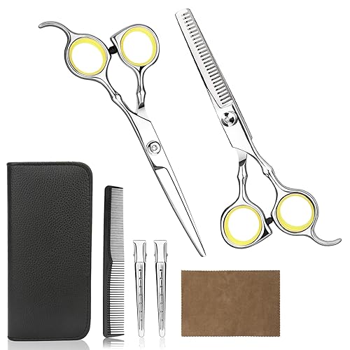 Hair Cutting Scissors Professional Home Haircutting Barber Salon Thinning Shears