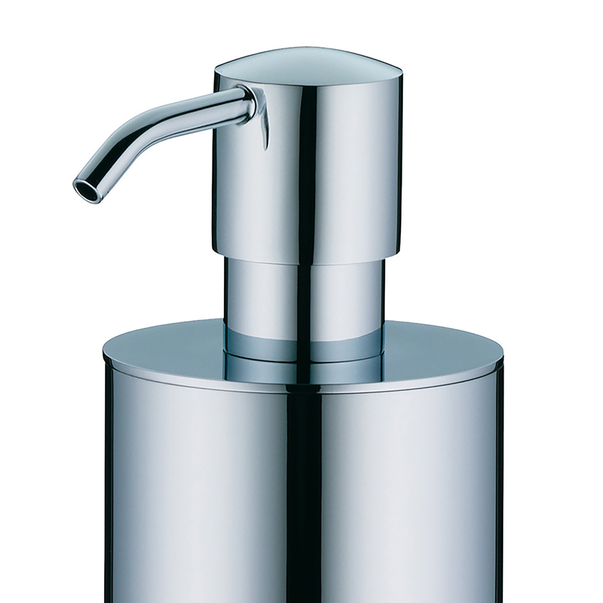 kela 20593 Wand-Seifenspender Luva 400 ml aus Messing verchromt mit Messingpumpe