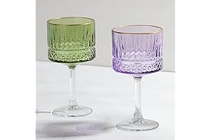 Crystalline Hues in Every Sip: Margerie Crystal Colored Goblets