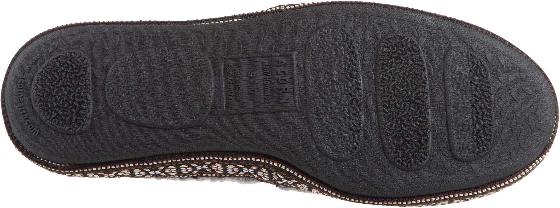 Acorn womens Woven Trim Moc Slipper