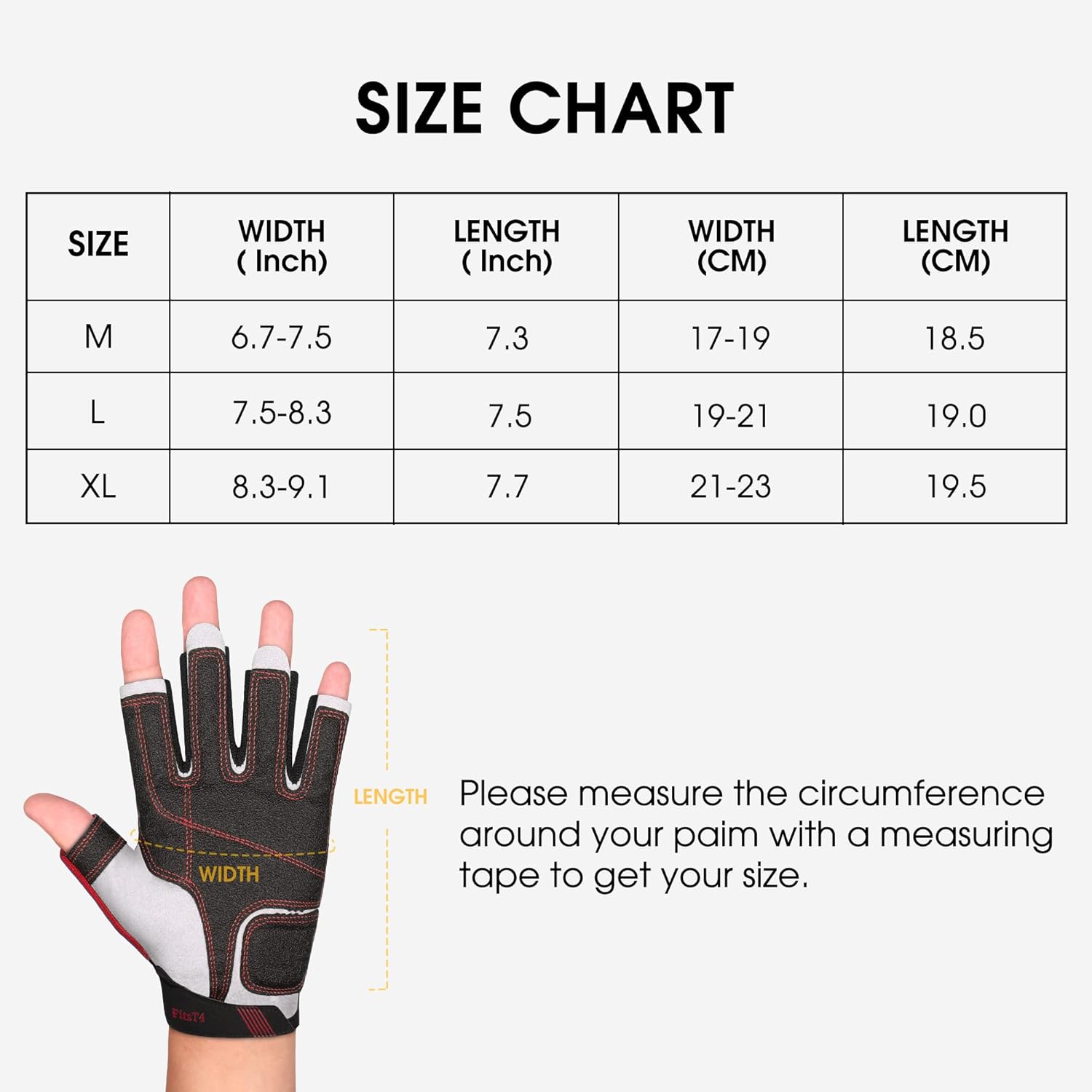 FitsT4 Kayaking Gloves 3/4 or Full Finger Padded Palm Fingerless Gloves for Men Women Youth Perfect for Sailing Paddling Canoeing Boating Workout Rowing SUP and Other Water Sports : Sports & Outdoors