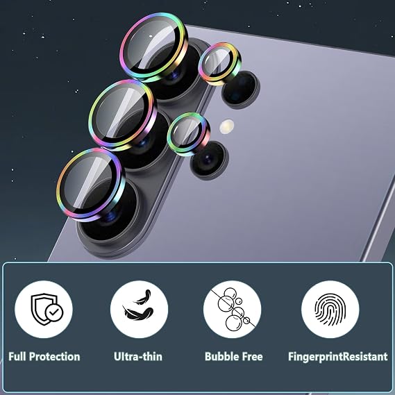 Anoowkoa 3 Pack for Samsung Galaxy S26 Ultra Screen Protector & 2 Pack S26 Ultra Camera Lens Protector Tempered Glass.9H Hardness.Bubble-free.Support Fingerprint Unlock.Easy Installation