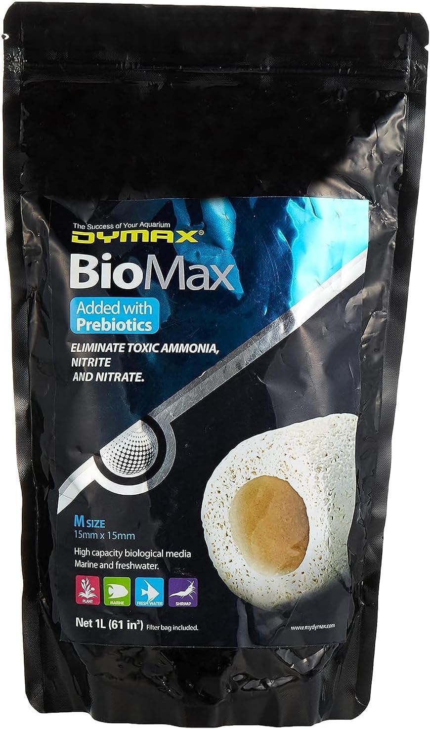 Bio Max Filter Media Aquarium Equipment 1L