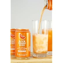 KauffmanTreats Frannie Sparkling Beverage- Zero Calories & Sugar, Aspertame Free 24-Ct Case 12 Oz. Cans Blood Orange Bliss